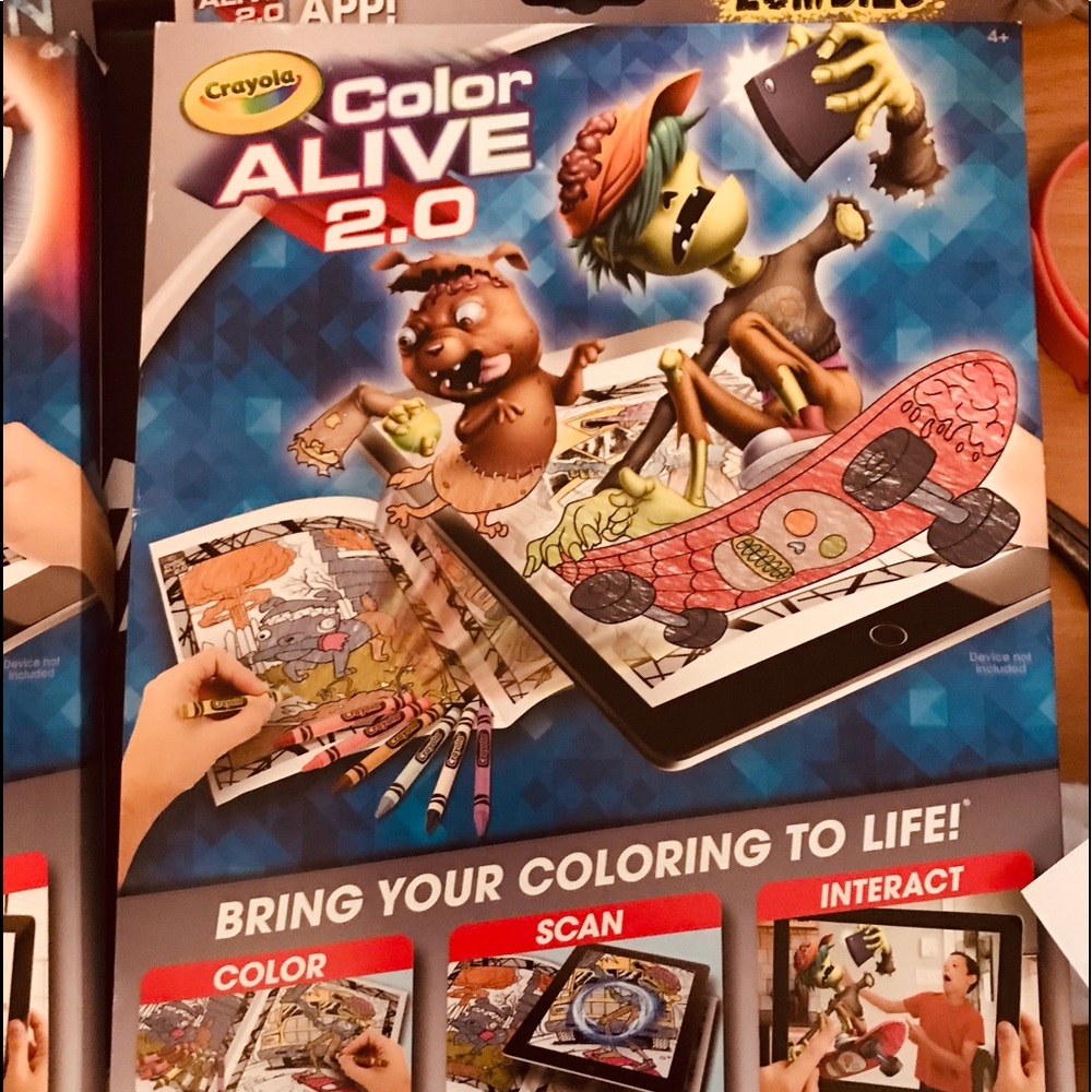 Color Alive 2.0 Zombies Crayola New In Box, Unused